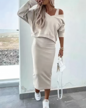 Lilia Comfy Chic Dress Set