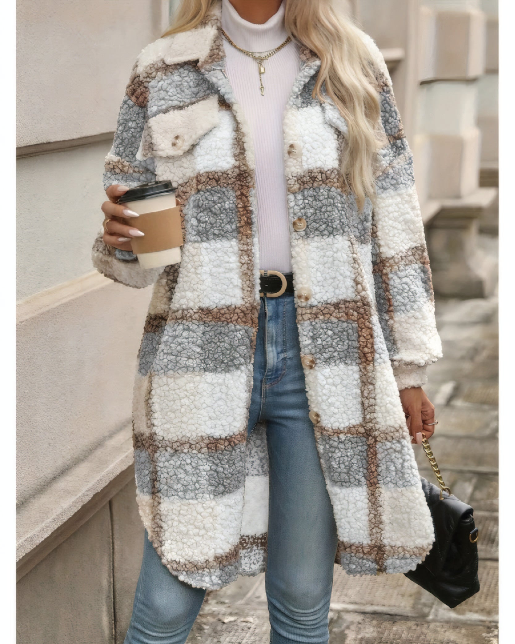 Cozy Fluffy Teddy Coat
