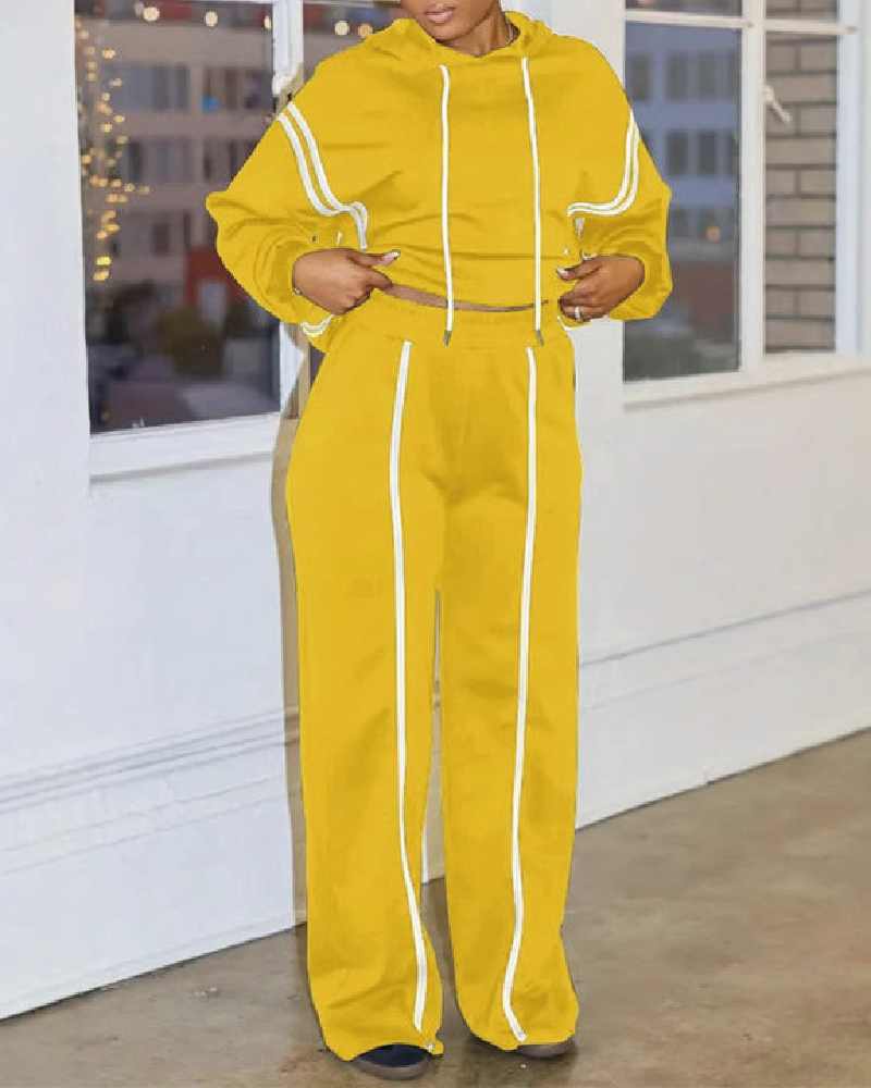Stand And Deliver Pant Set Yellow