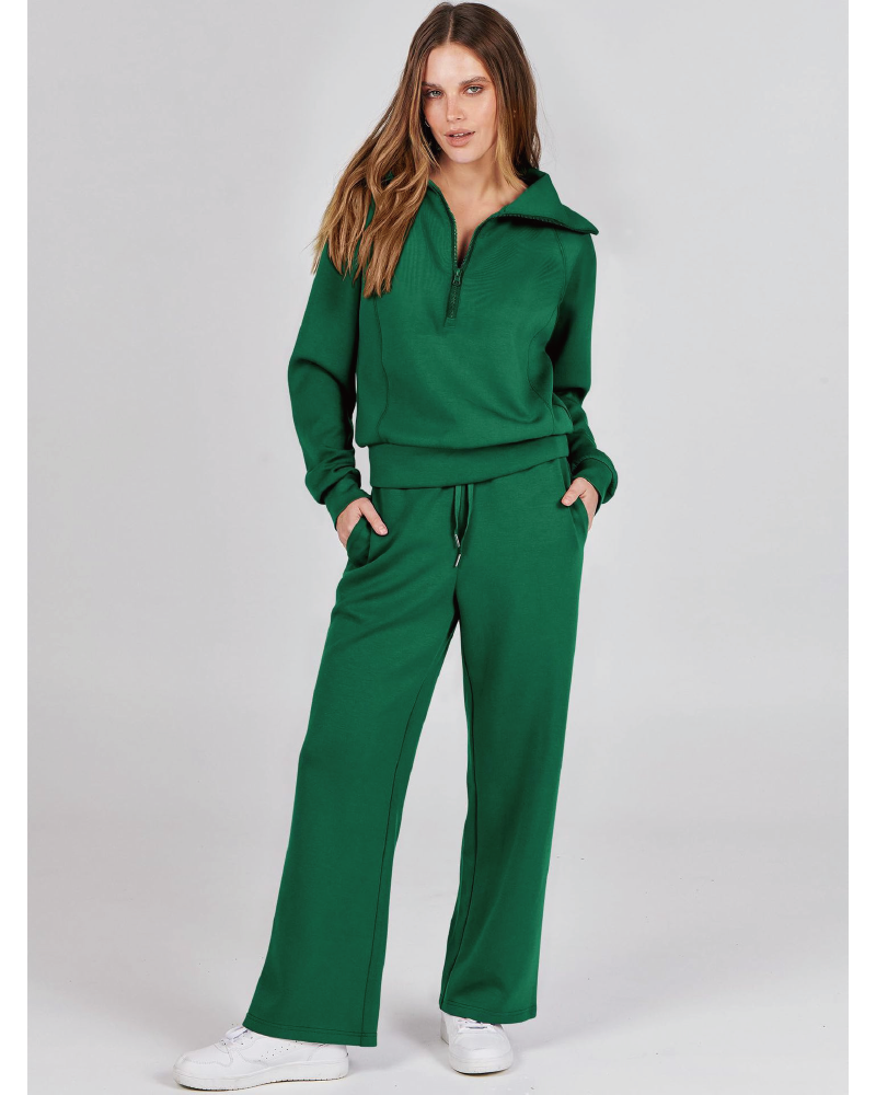 Everyday Essential Pant Set Green
