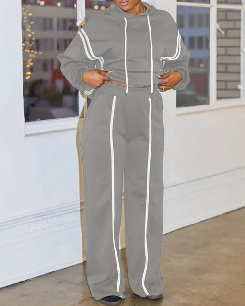 Stand And Deliver Pant Set Grey