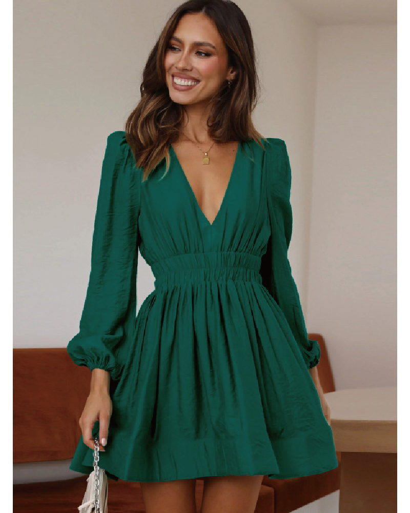 Francesca Mini Dress Green