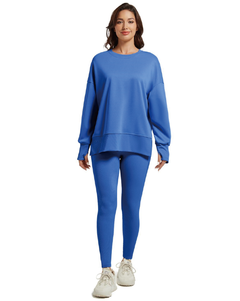 Kmofiest Hours Legging Set Blue