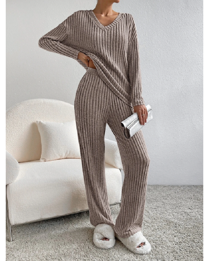 Niah Pant Set Mocha