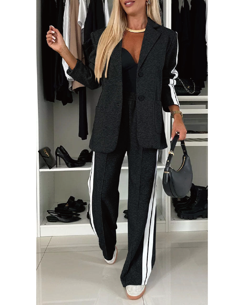 Boss Babe Pant Set Black
