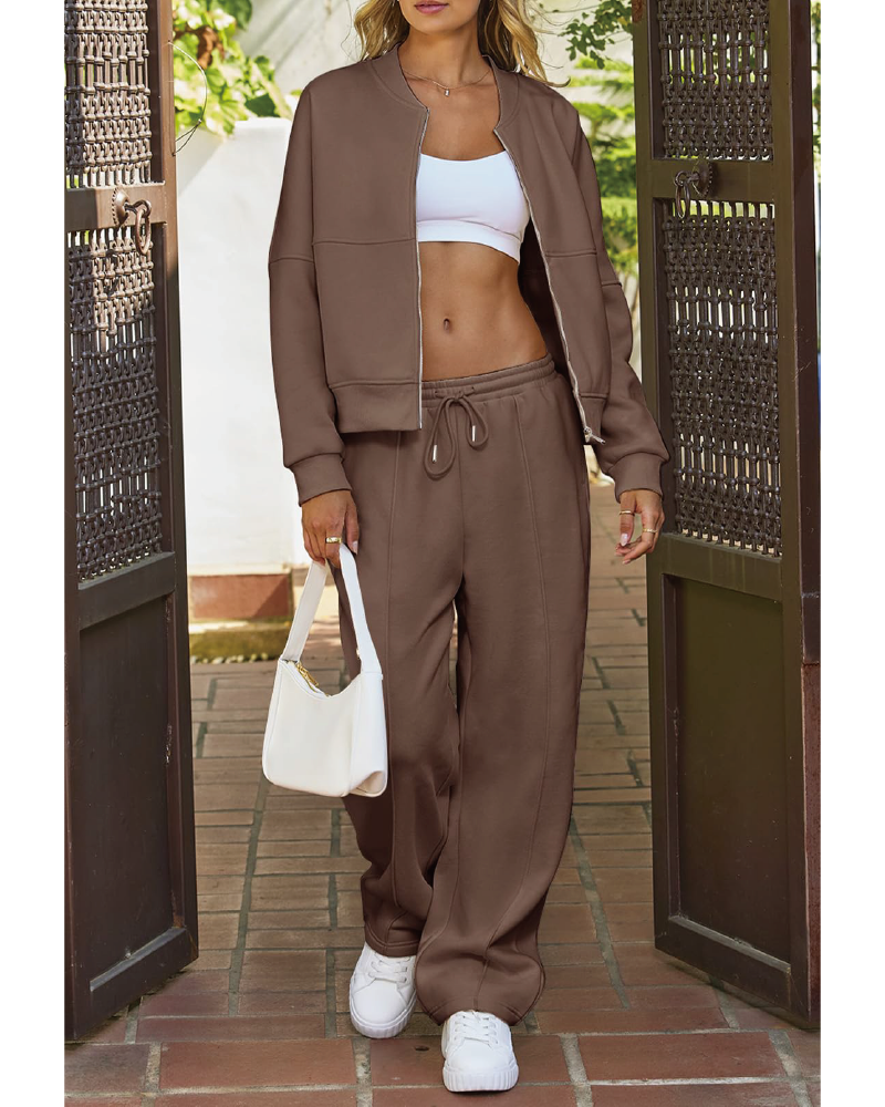 All Time Favorite Two Piece Set Mocha