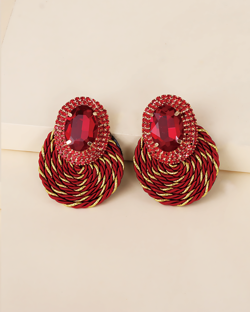 OLORI EARINGS Red