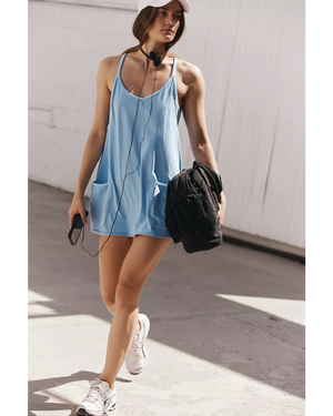 Athletic Sleeveless Romper Dress-2
