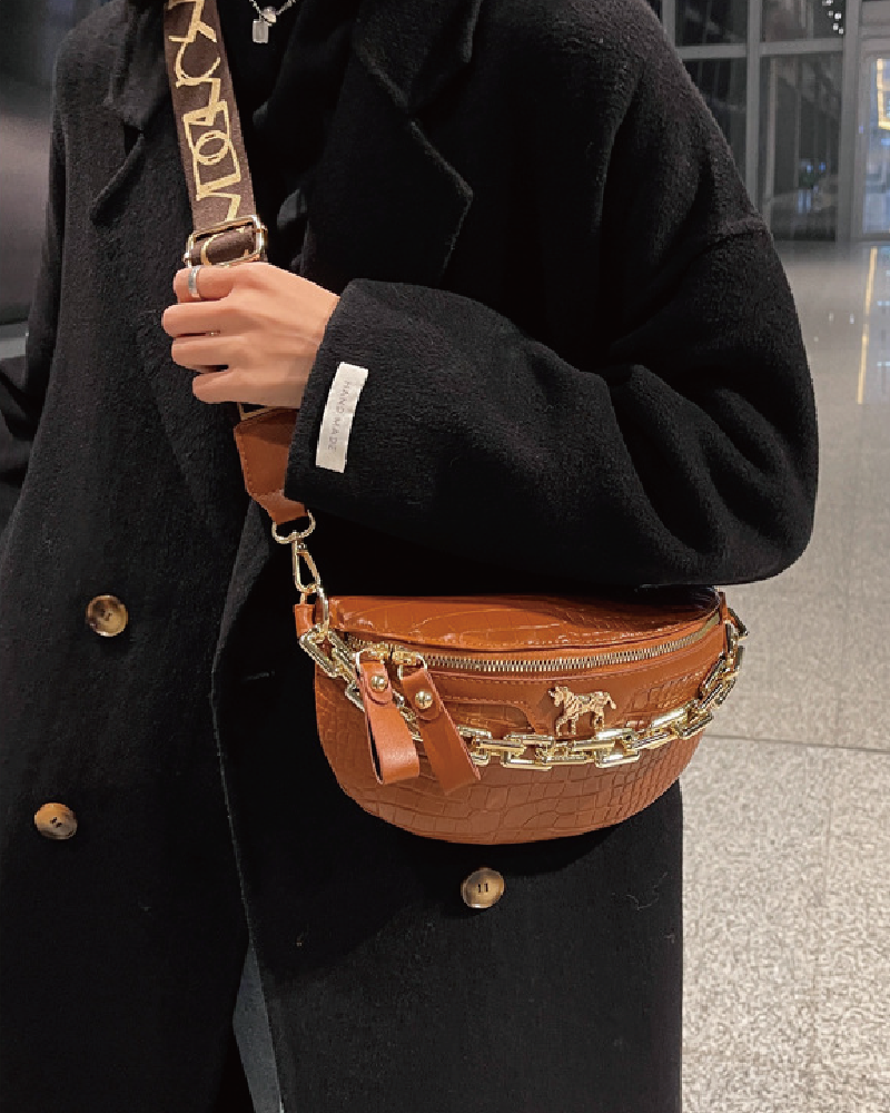 Mila Fanny Pack Bag Brown
