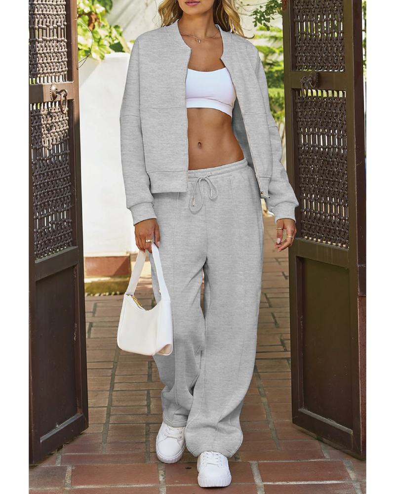 All Time Favorite Two Piece Set Grey