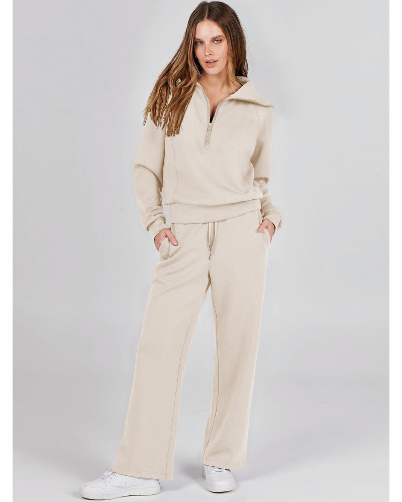 Everyday Essential Pant Set Cream