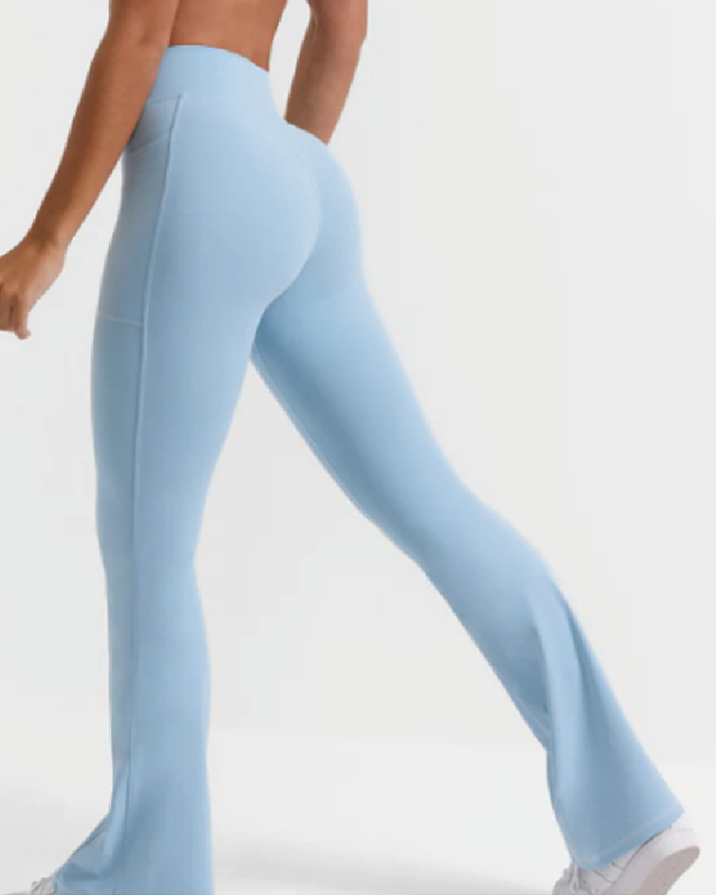 V shaped legging Sky Blue
