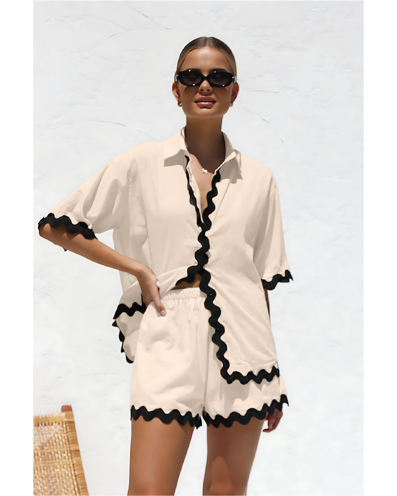 Asmara Two Piece Set Cream