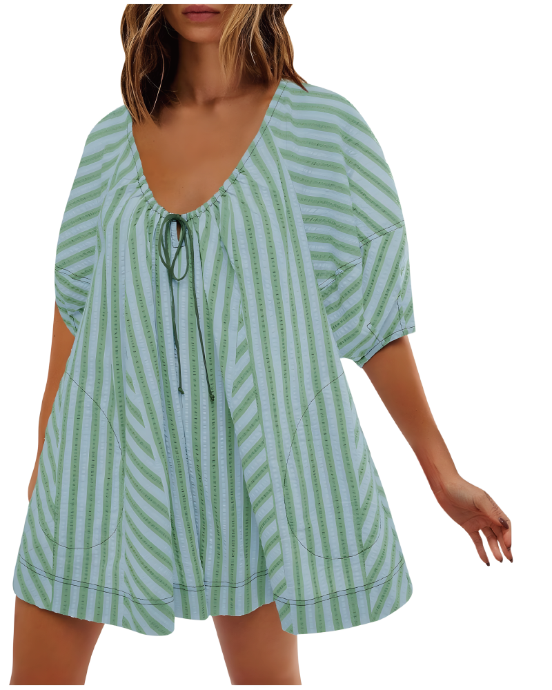 Bop Around Romper Sage