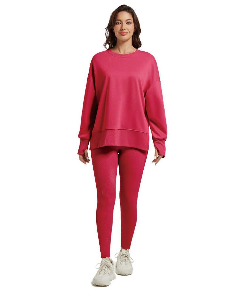 Kmofiest Hours Legging Set Red