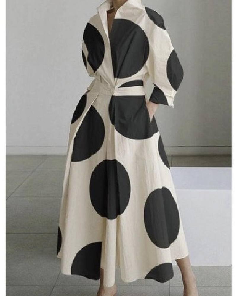 CLASSY SASSY DRESS Billowy-Dot