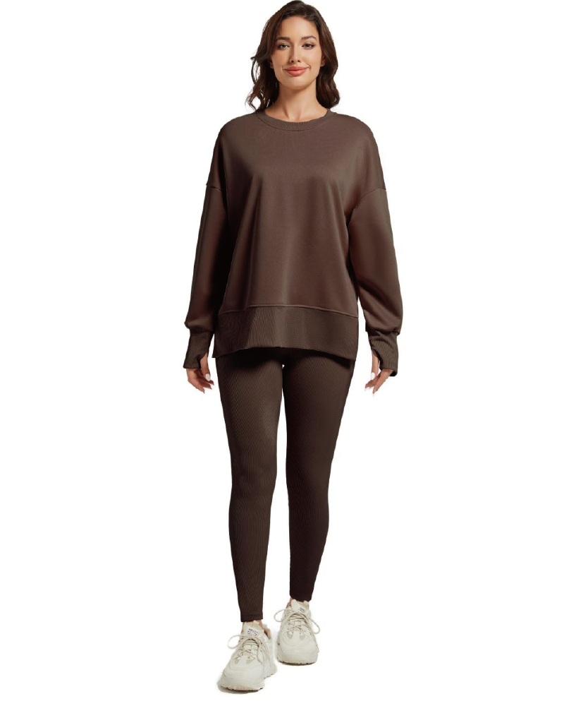 Kmofiest Hours Legging Set Mocha