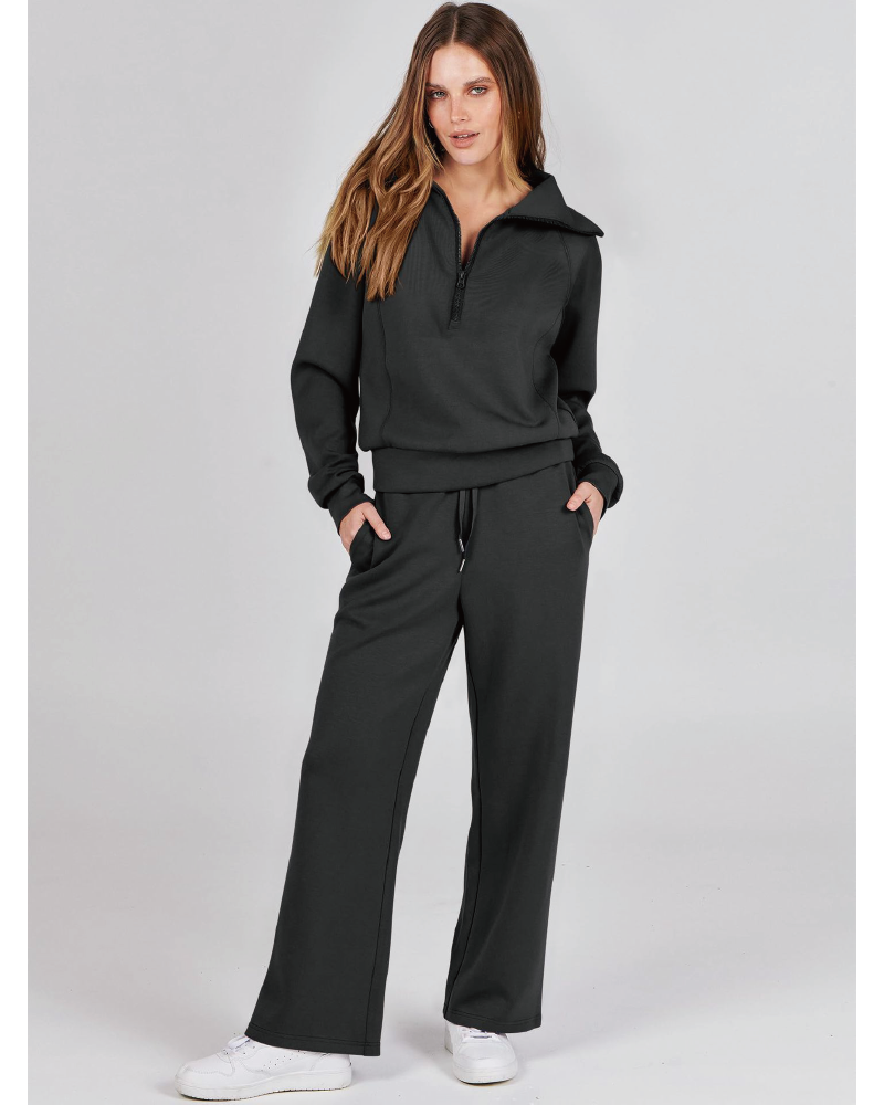 Everyday Essential Pant Set Black
