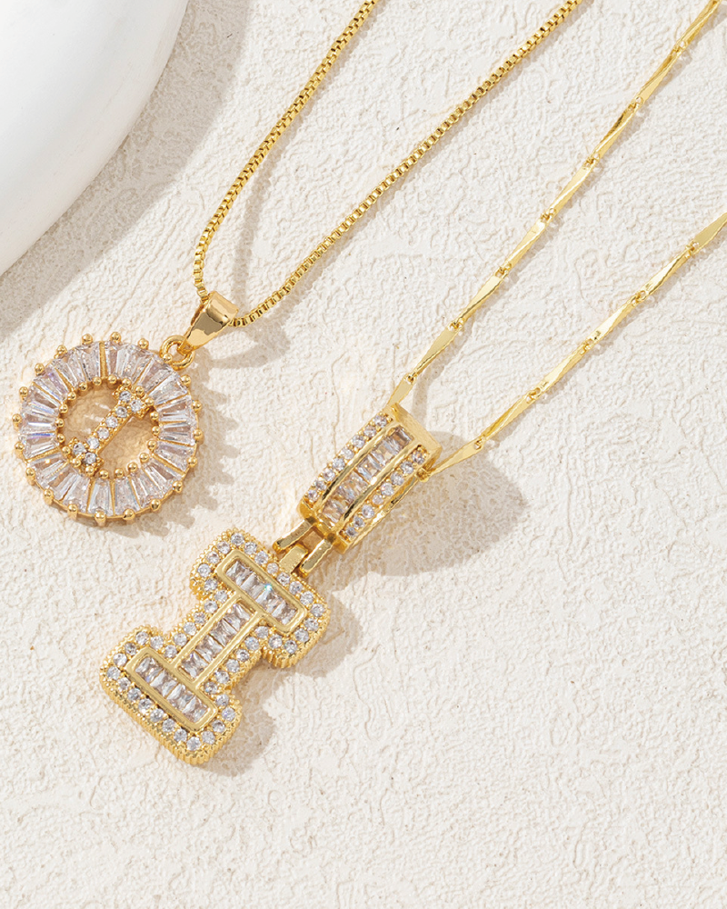 Initials Necklace 26 Letters I