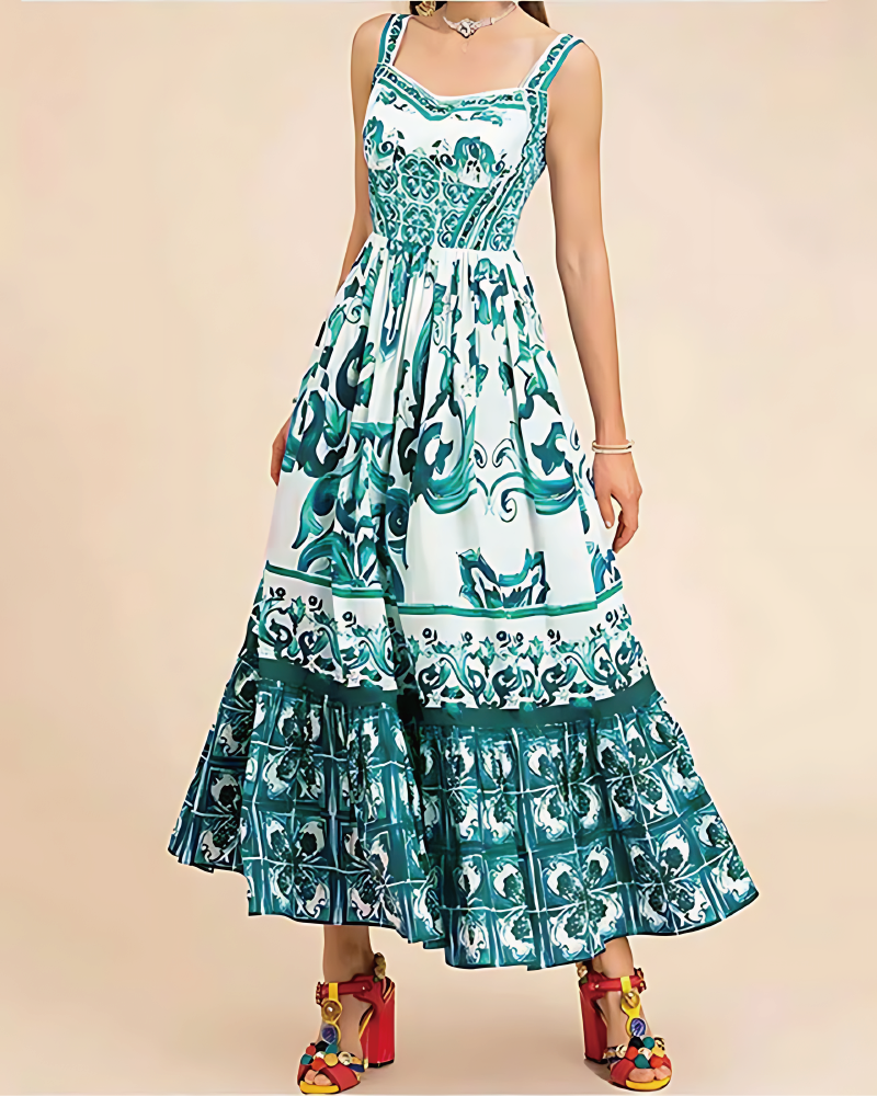 The Way It Is Dress Green