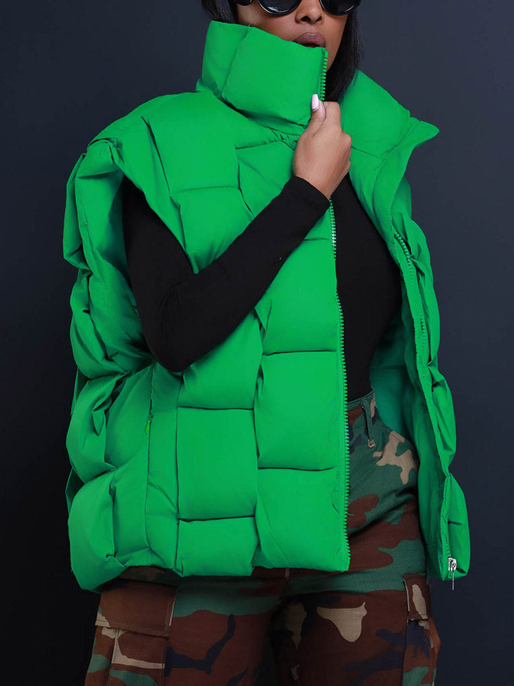 Braid Puffer Vest