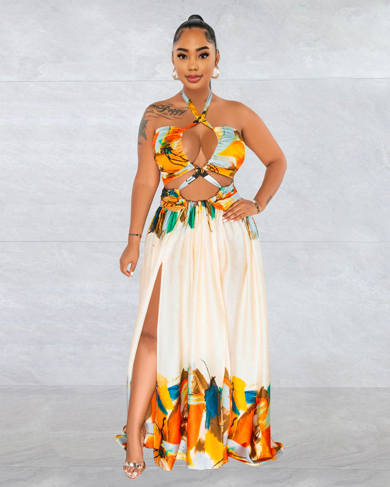 Mizzae Maxi Dress WHITE