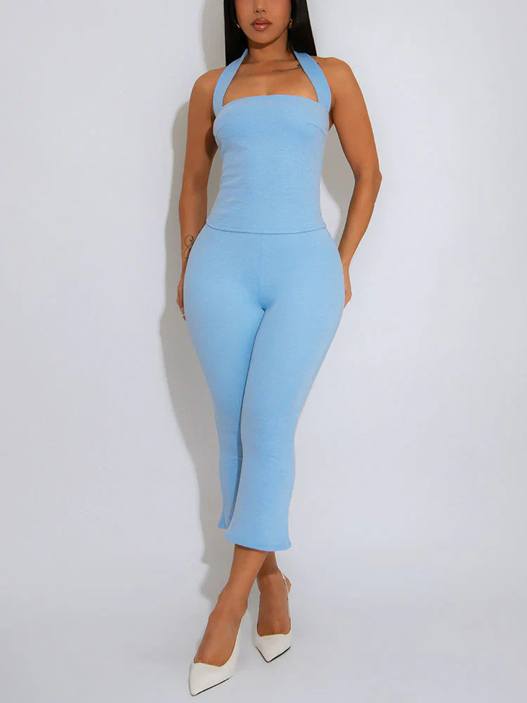 Halter Top & Capri Set