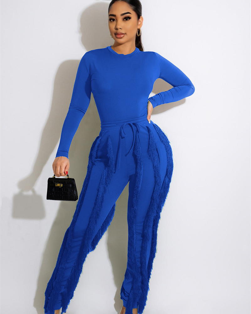 FRINGE SET Blue