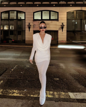 Hilana Draped Maxi Dress