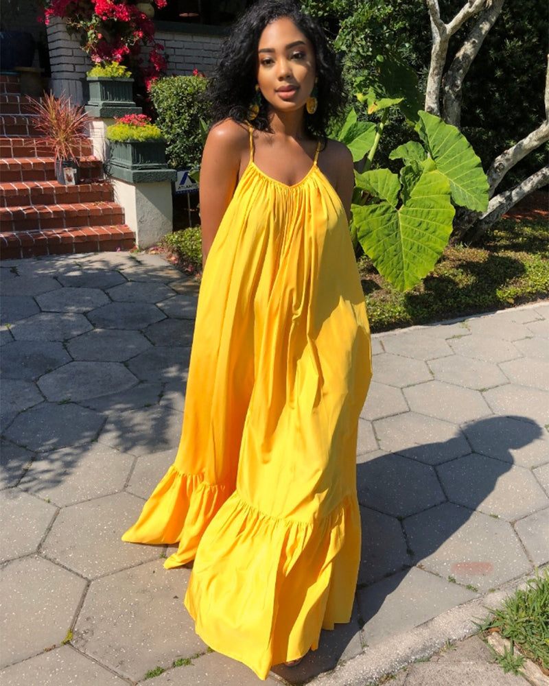 Molly maxi dress GOLD