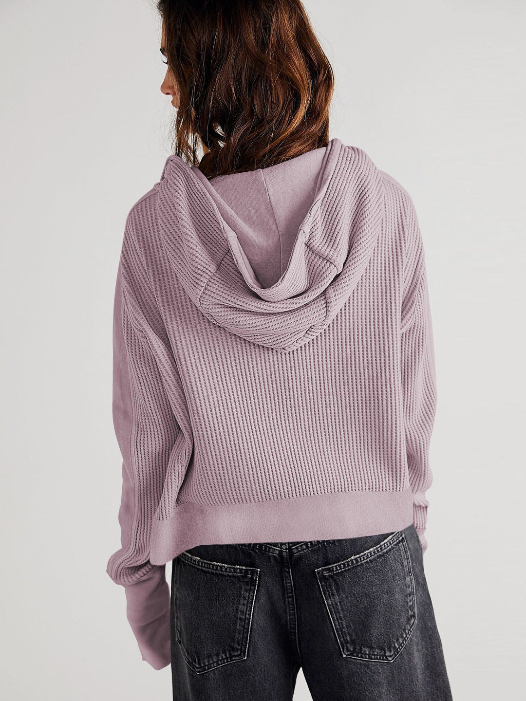 Patchwork Zipper Hoodie
