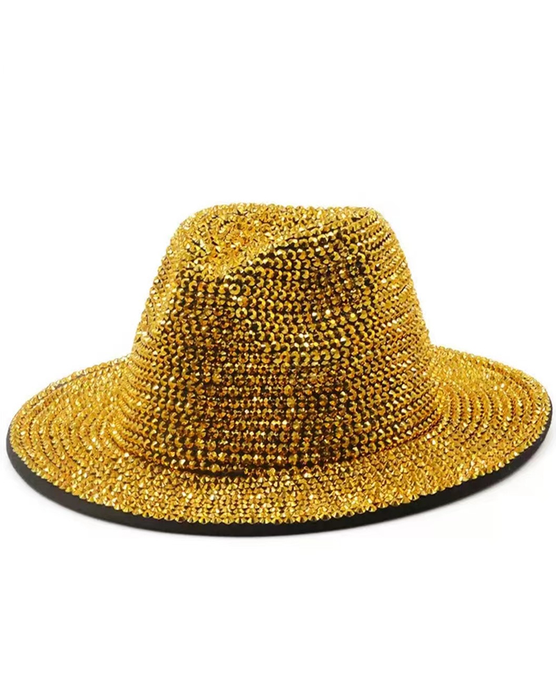 Stardust Brilliance Fedora Onesize Gold