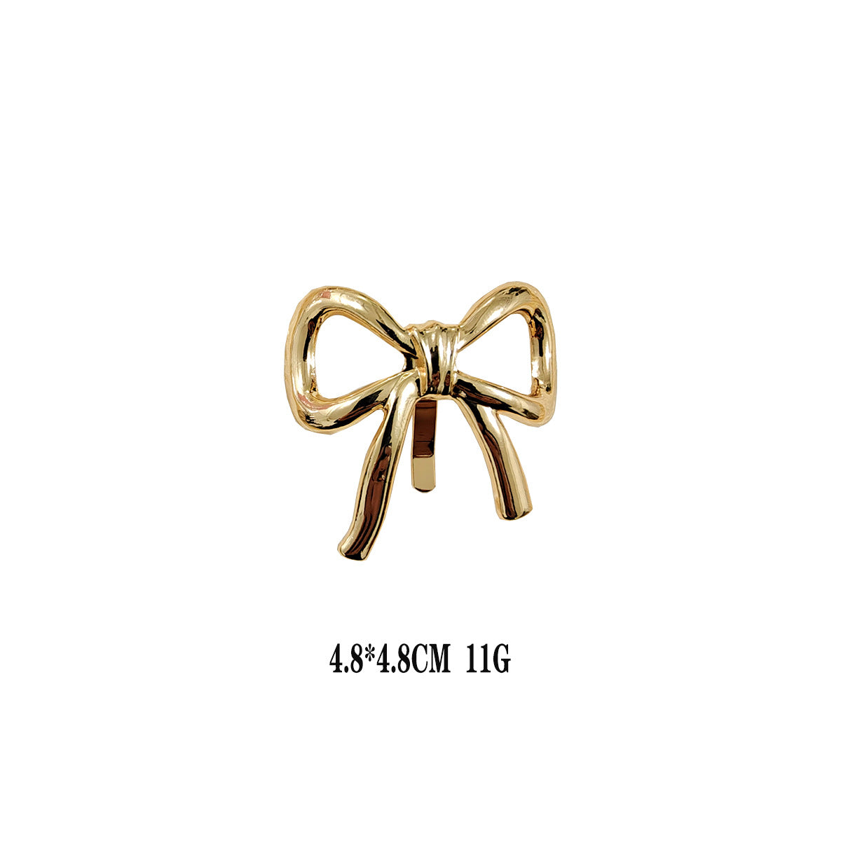 Metal Hair Clip with Horse Tail Design
