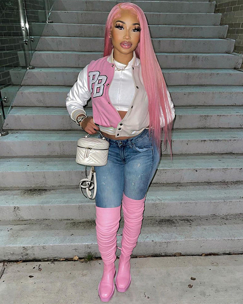 Dominique Jacket Pink