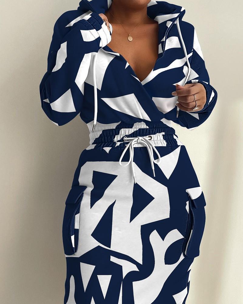 Gi jane Midi Hoodie Dress NAVY