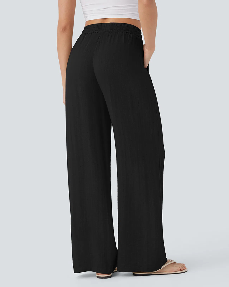 Palm Breeze Linen Pants