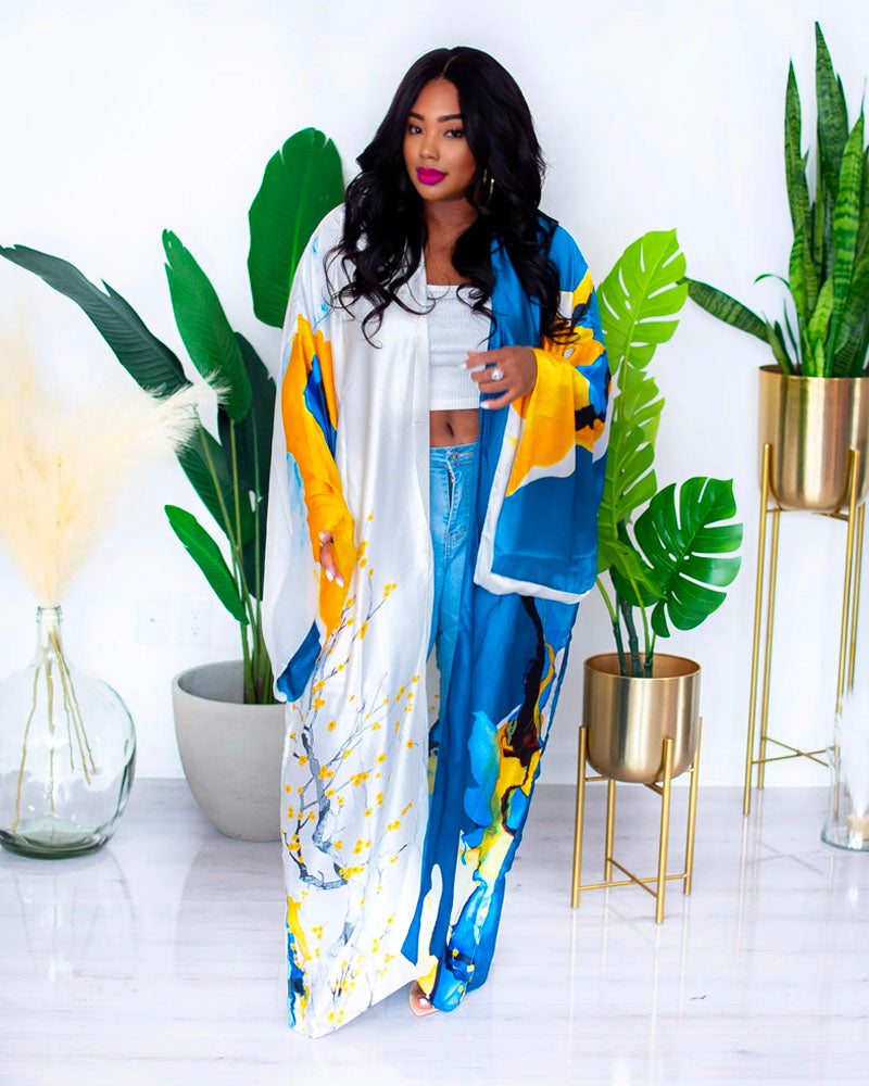 Winner Kimono ICE BLUE GOLDEN ONESIZE