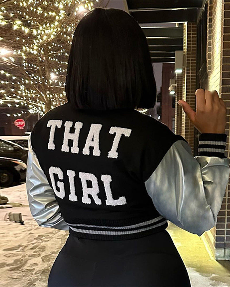 RUSH! Embroidery Jacket Black