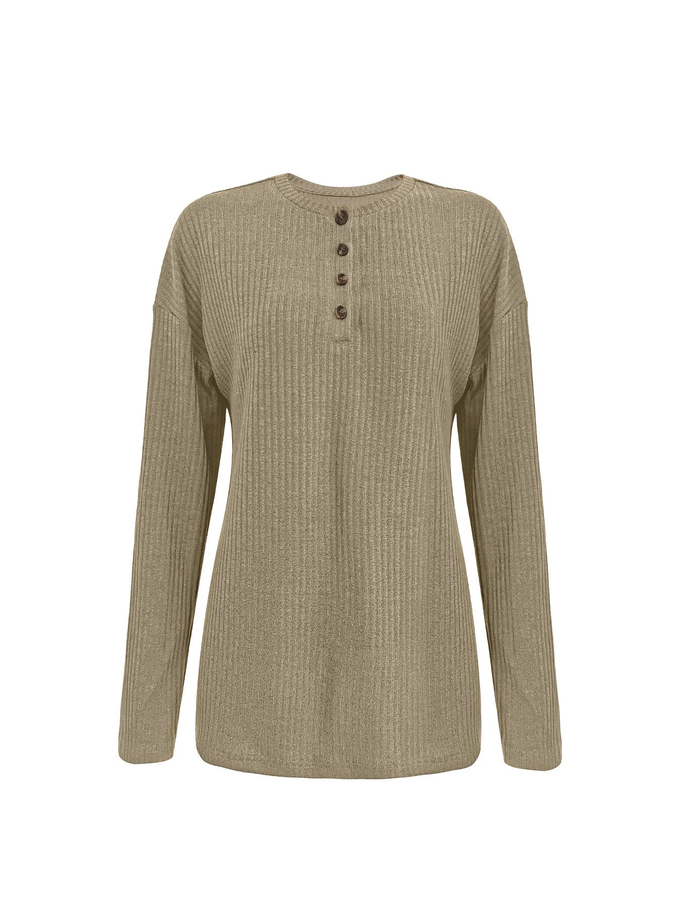 Fall and Winter Casual Zipper Loose Knit Sweater