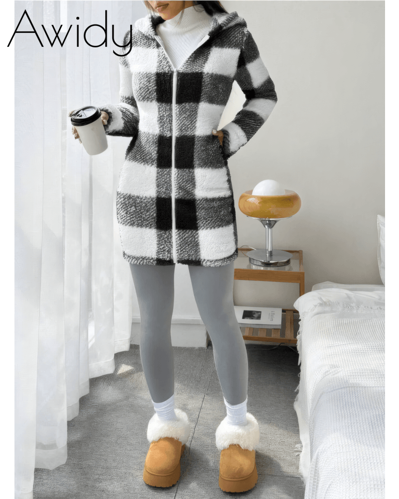 Out Of Town Plaid Sherpa Shacket