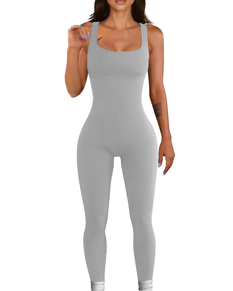 Lela Babe Jumpsuit Sleeveless Grey