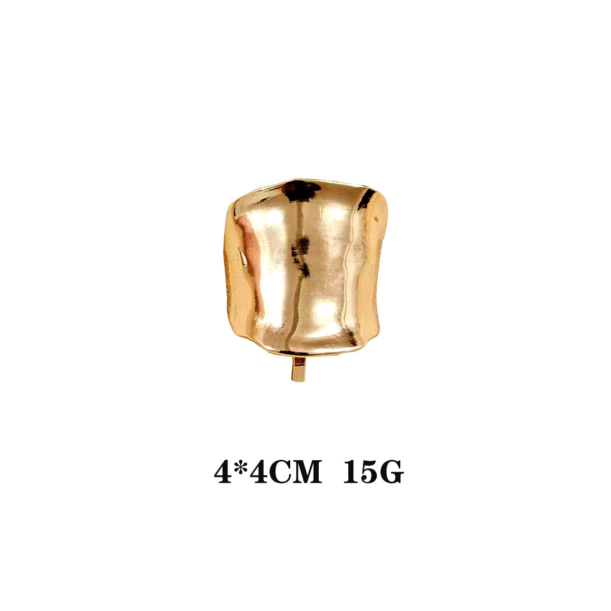 Metal Hair Clip with Horse Tail Design