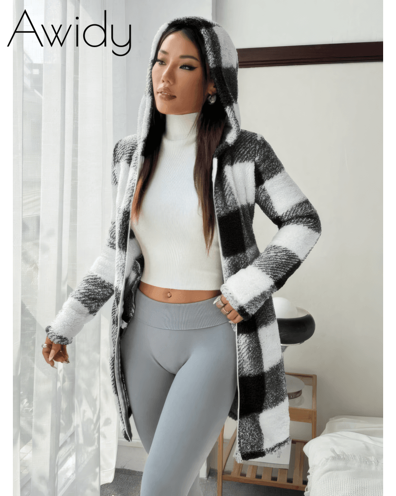 Out Of Town Plaid Sherpa Shacket
