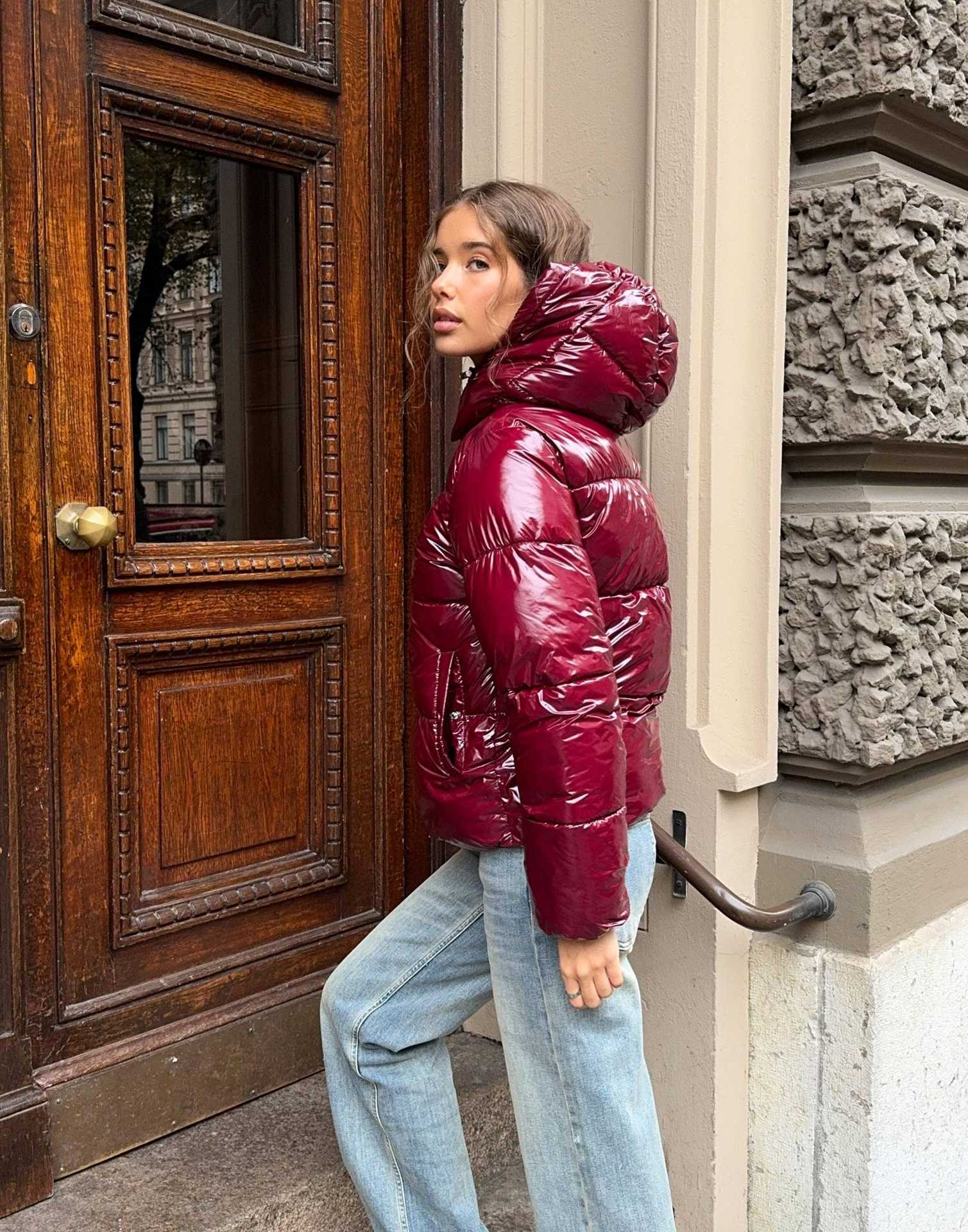 Winter Casual Hooded Cotton Jacket with Thickened Lining