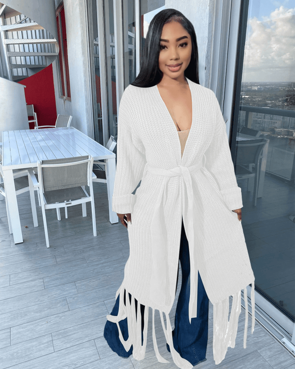 Zoe cardigan White