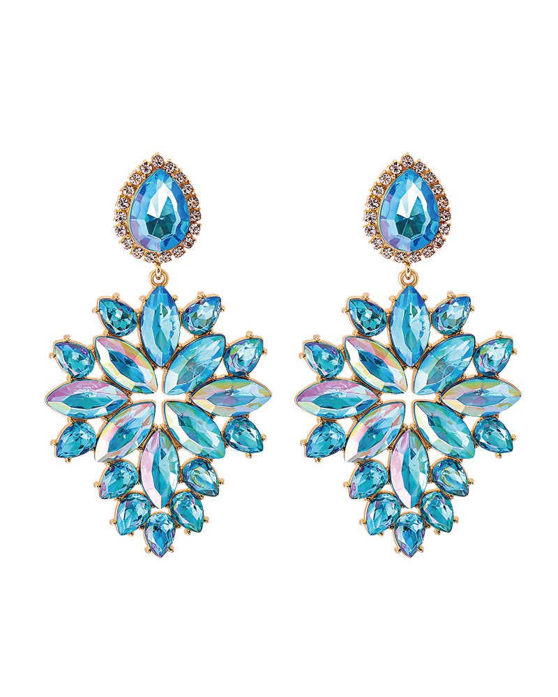 Such A Diva Earrings Sky Blue