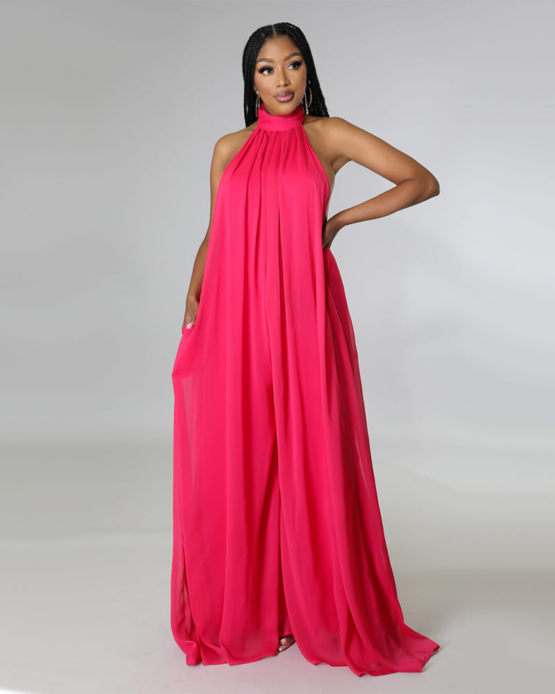 Juliette Jumpsuit HOTPINK