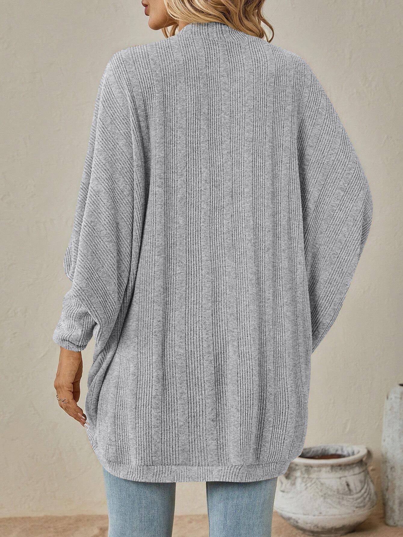 Slouchy Style Casual Knit Cardigan