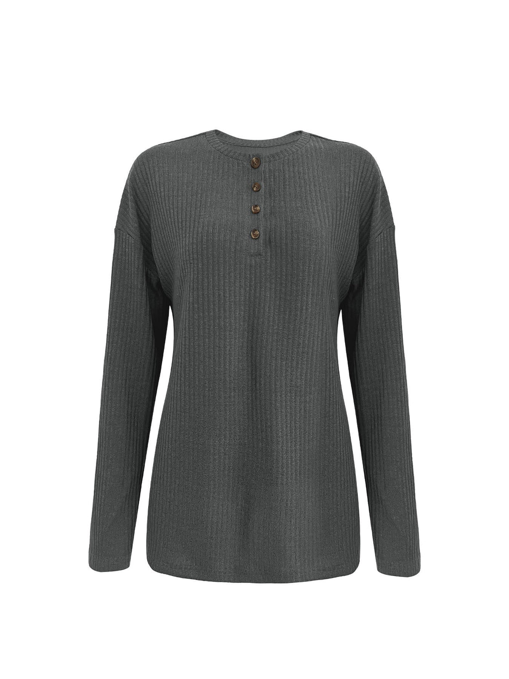 Fall and Winter Casual Zipper Loose Knit Sweater