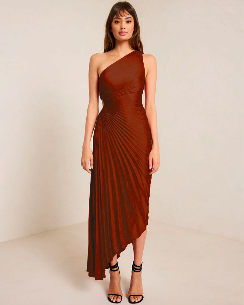 Delfina Dress Brown